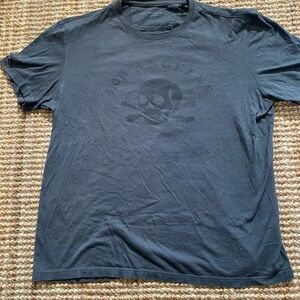 John Varvatos Black Crew Neck Short Sleeve Tee